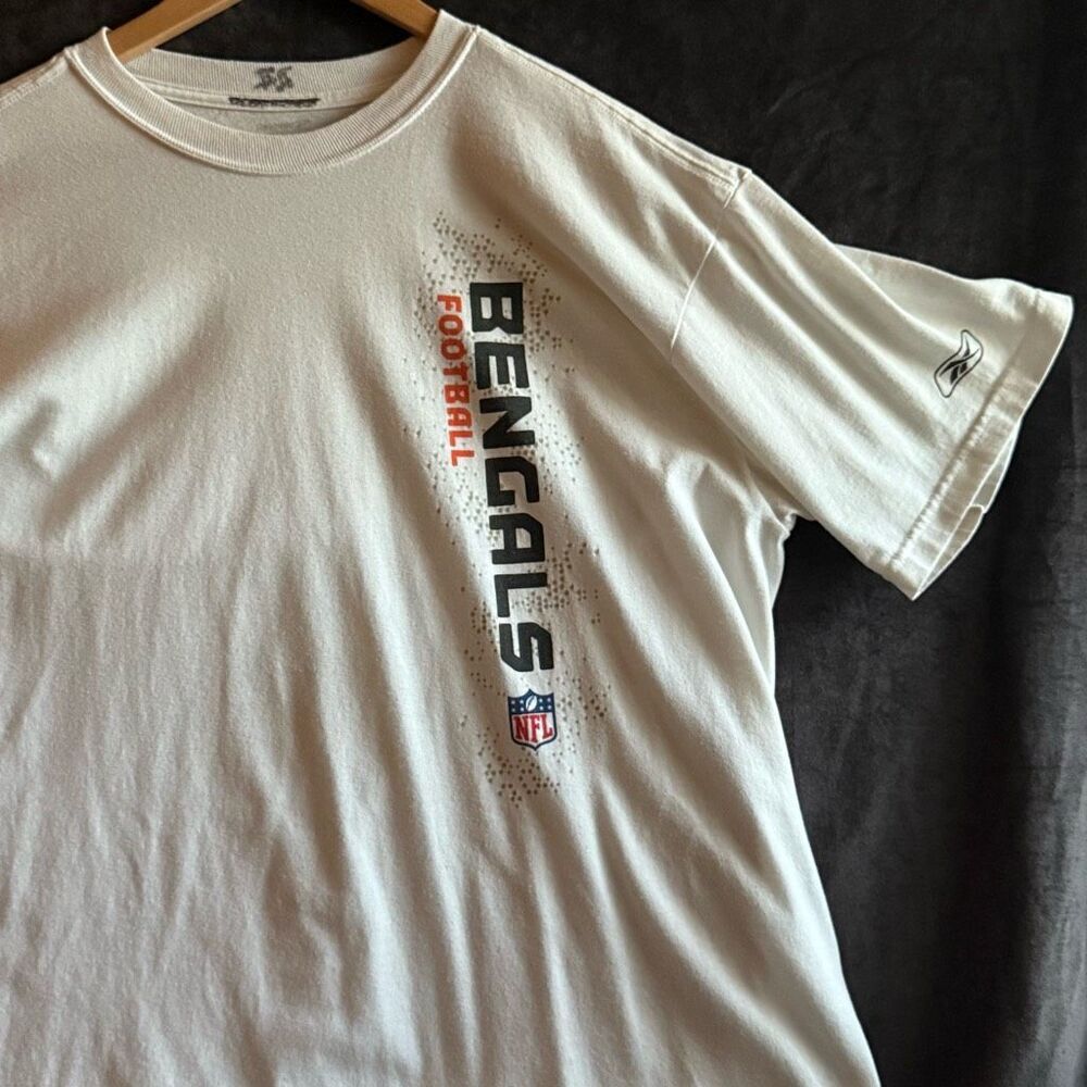 Reebok Mens NFL Cincinnati Bengals TShirt Size XL Sports Football Joe Burrow Fan - Picture 7 of 14